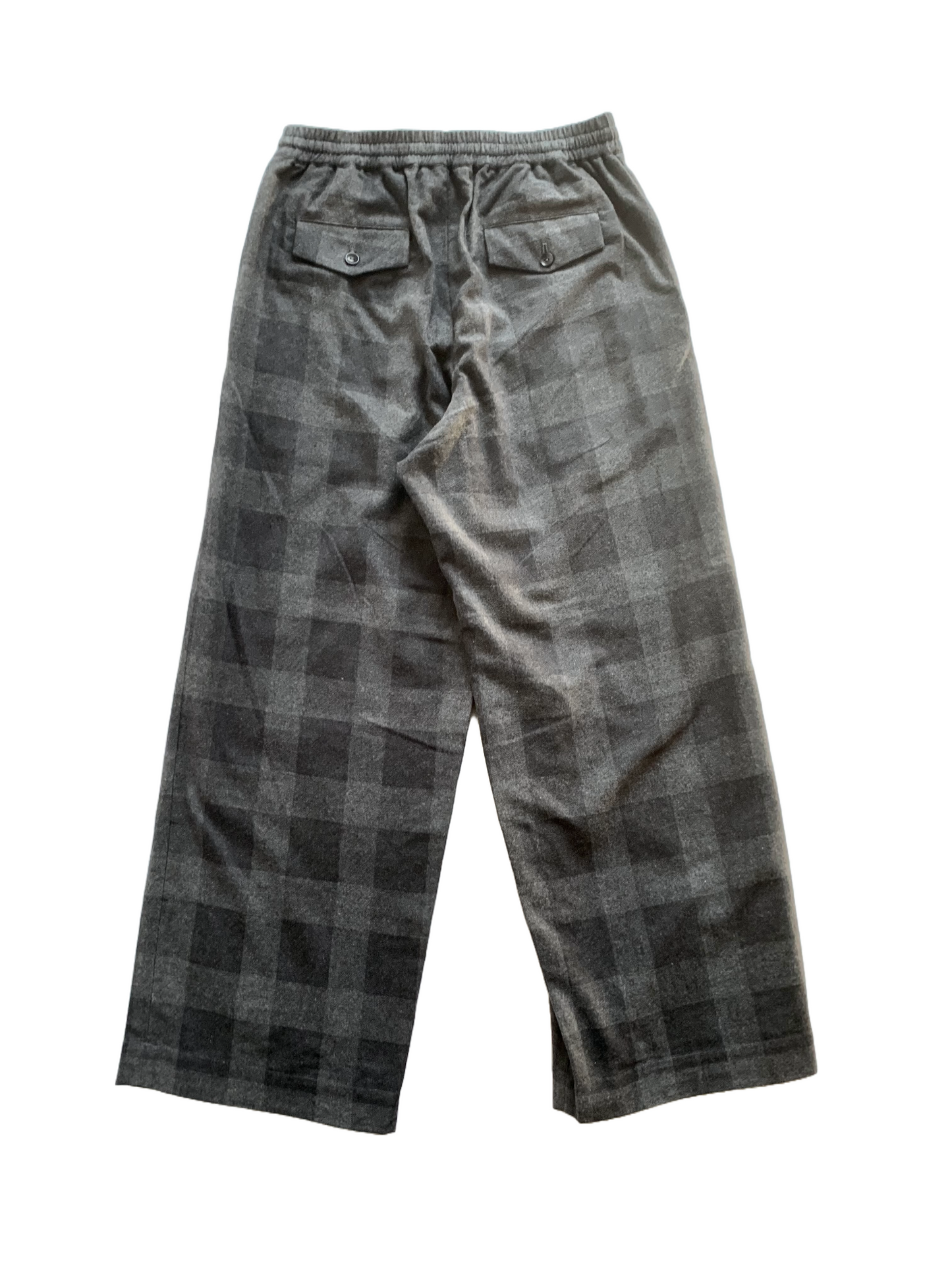 whowhat / BLOCK CHECK WIDE PANTS