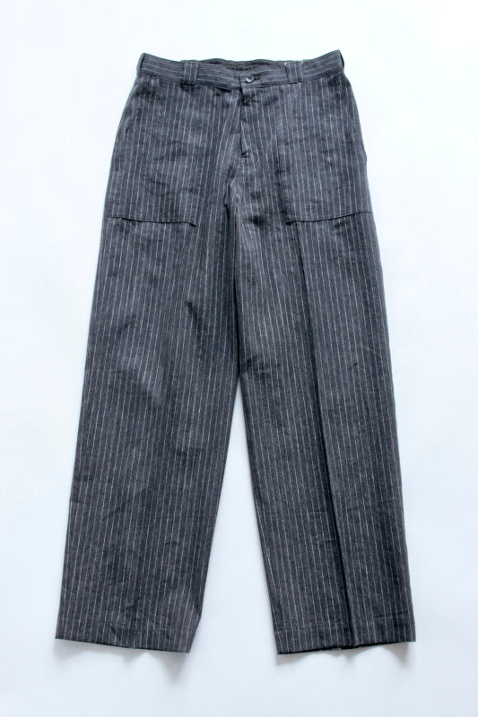 jonnlynx / stripe cotton linen pants – UN