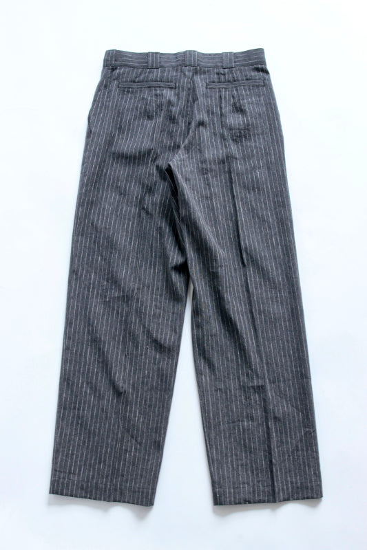 jonnlynx / stripe cotton linen pants