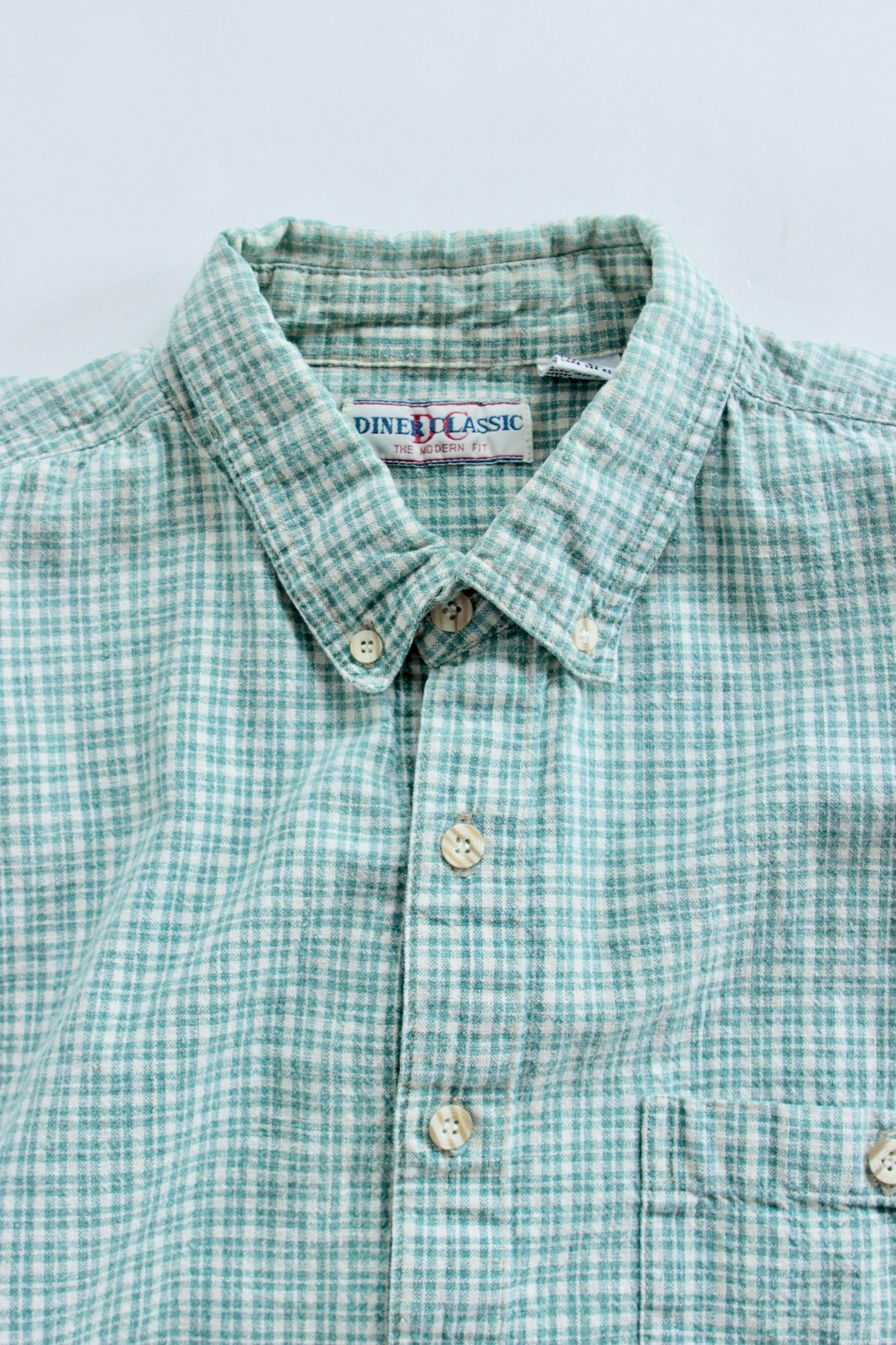 unknown /used 90's check B.D shirts