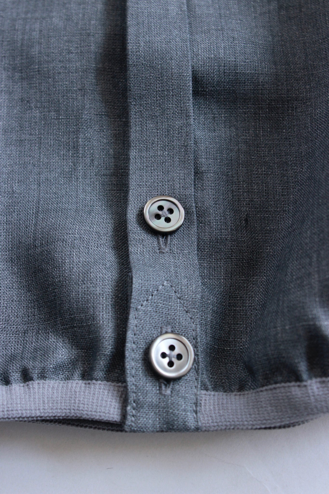 KIMURA / narrowing cardigan Albini linen