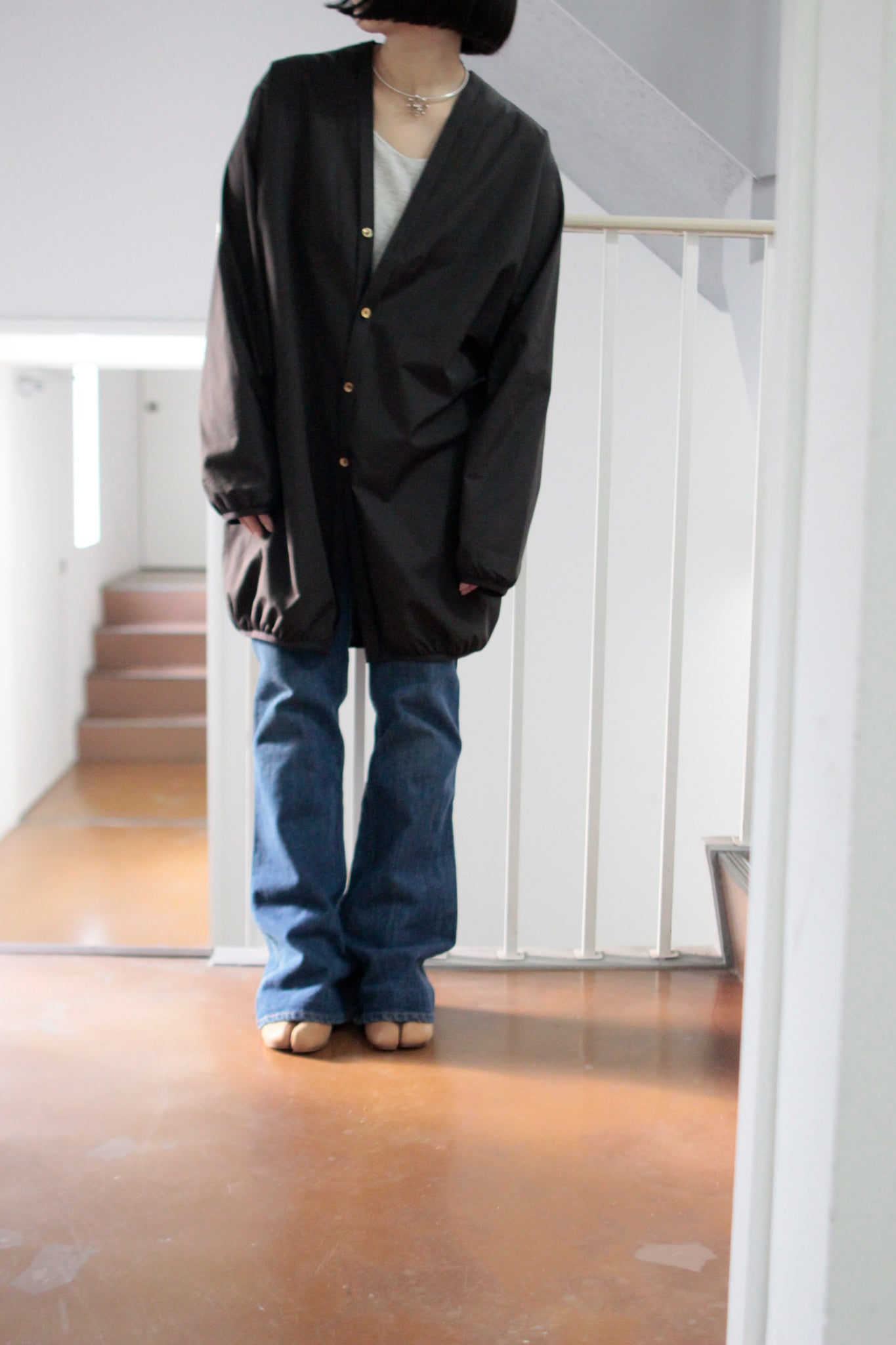 KIMURA / narrowing long cardigan