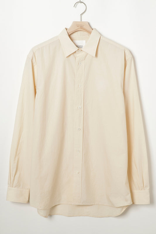 PERSONAL MATTERS / Organic Cotton Broad Shirt