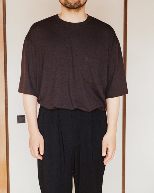 awasa / super100's wool t-shirts