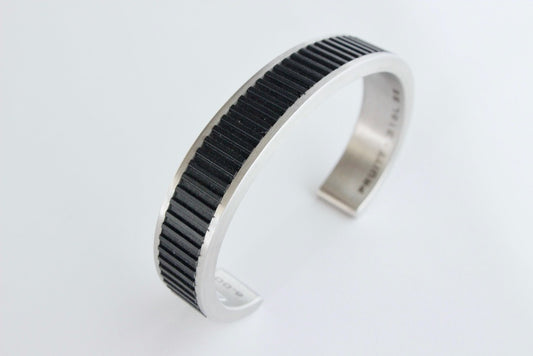 Pat Pruitt /Timing belt Inlay Bracelet