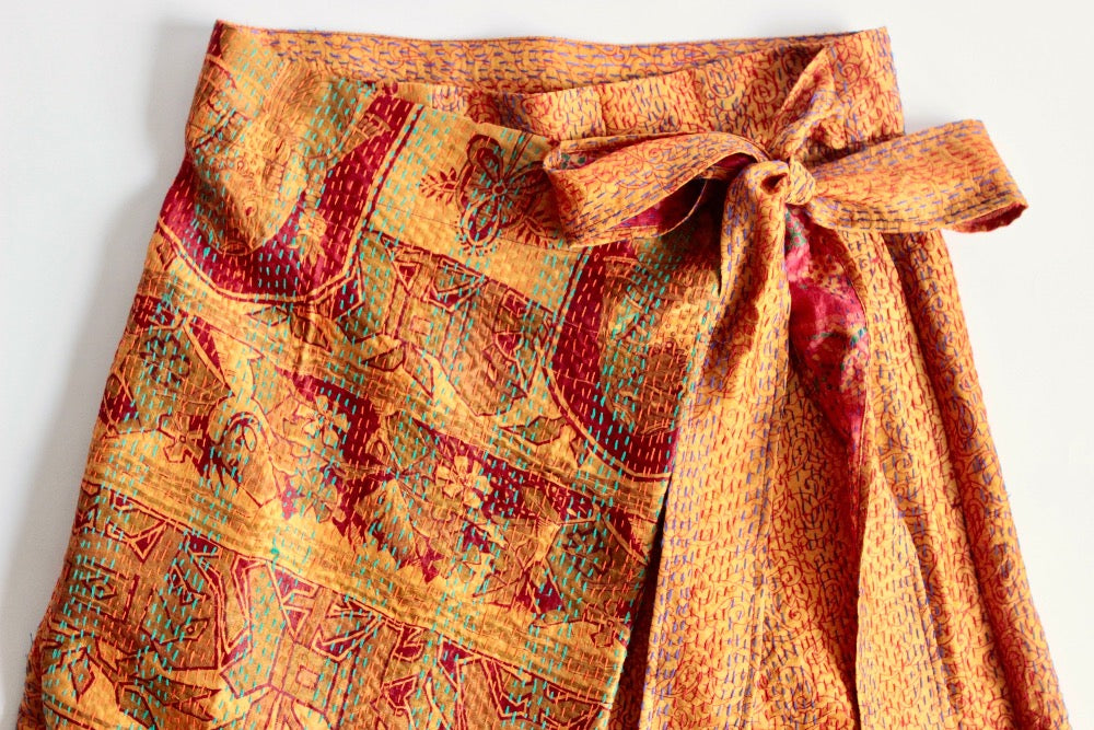 WONDER FULL LIFE / KANTHA WRAP PANT – UN