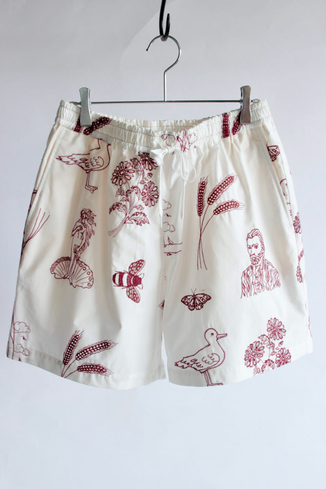 jonnlynx / vacation embroidery shorts